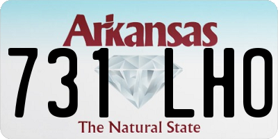 AR license plate 731LHO