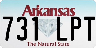 AR license plate 731LPT