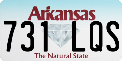 AR license plate 731LQS