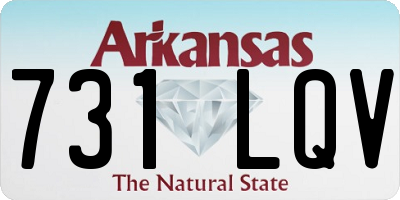 AR license plate 731LQV