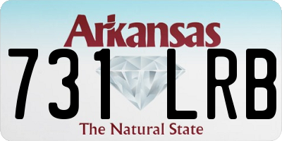 AR license plate 731LRB