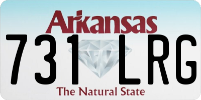 AR license plate 731LRG