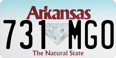 AR license plate 731MGO