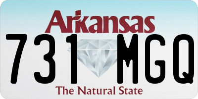 AR license plate 731MGQ