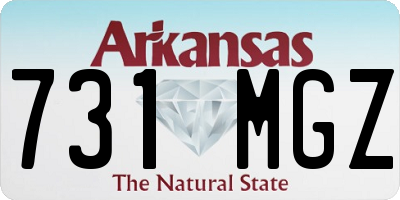 AR license plate 731MGZ