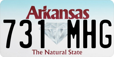 AR license plate 731MHG