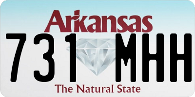 AR license plate 731MHH