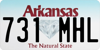 AR license plate 731MHL