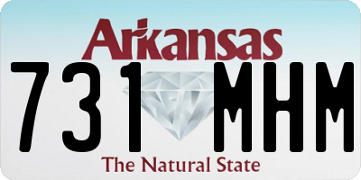 AR license plate 731MHM