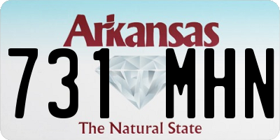 AR license plate 731MHN