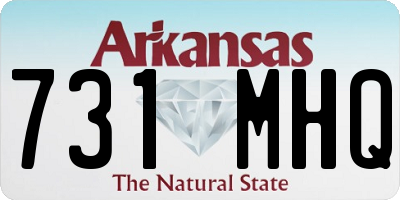 AR license plate 731MHQ