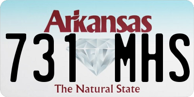 AR license plate 731MHS