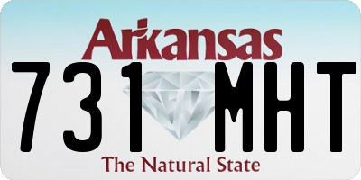 AR license plate 731MHT