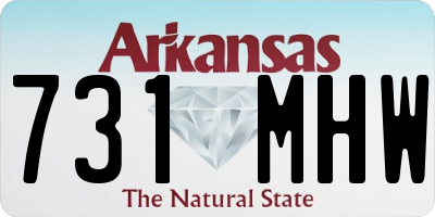 AR license plate 731MHW