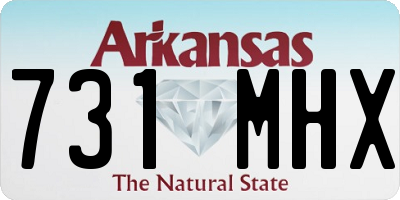 AR license plate 731MHX