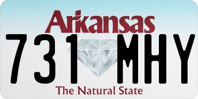 AR license plate 731MHY