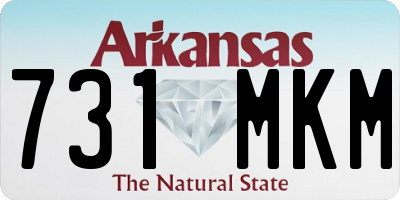AR license plate 731MKM