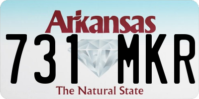 AR license plate 731MKR