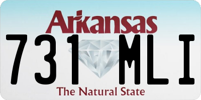 AR license plate 731MLI