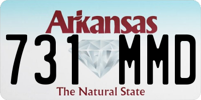 AR license plate 731MMD