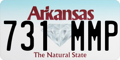AR license plate 731MMP
