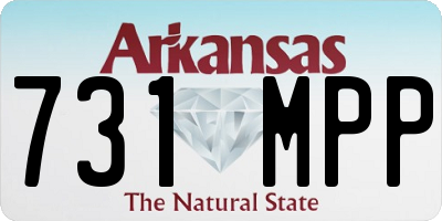 AR license plate 731MPP