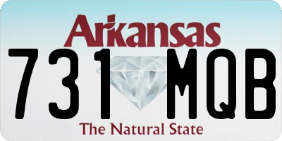 AR license plate 731MQB