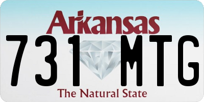 AR license plate 731MTG