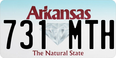 AR license plate 731MTH