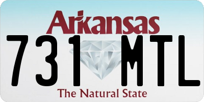 AR license plate 731MTL