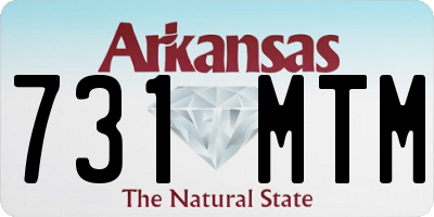 AR license plate 731MTM