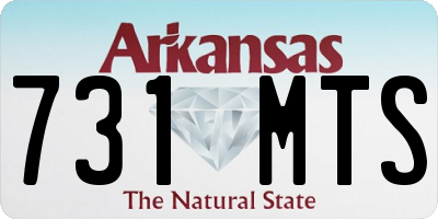 AR license plate 731MTS