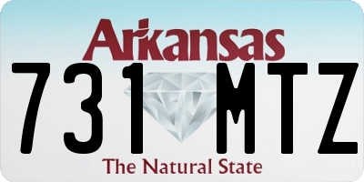AR license plate 731MTZ
