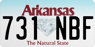 AR license plate 731NBF