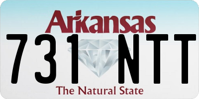 AR license plate 731NTT