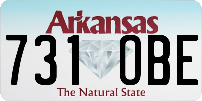 AR license plate 731OBE