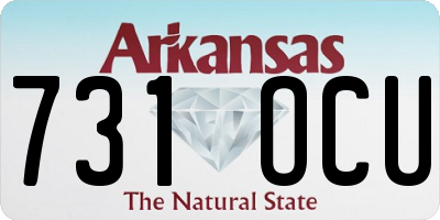 AR license plate 731OCU