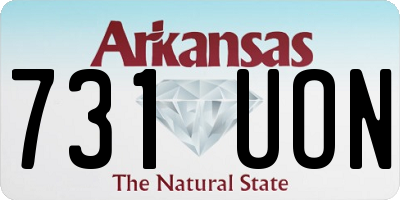AR license plate 731UON