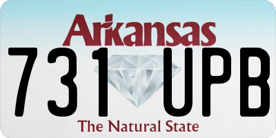 AR license plate 731UPB