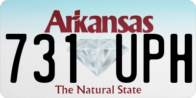 AR license plate 731UPH