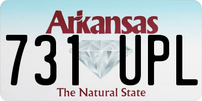 AR license plate 731UPL