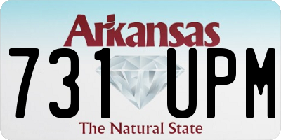 AR license plate 731UPM