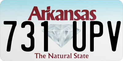 AR license plate 731UPV
