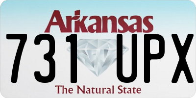 AR license plate 731UPX