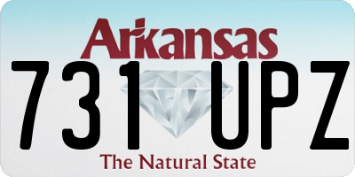 AR license plate 731UPZ