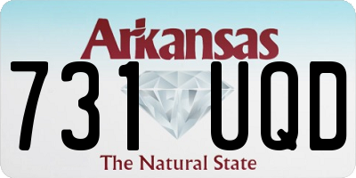 AR license plate 731UQD