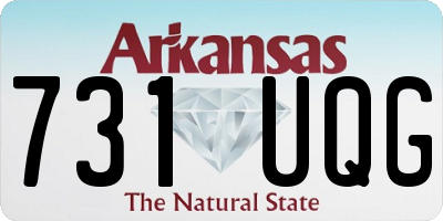 AR license plate 731UQG