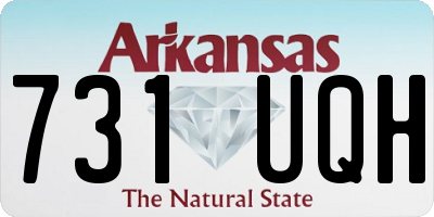 AR license plate 731UQH