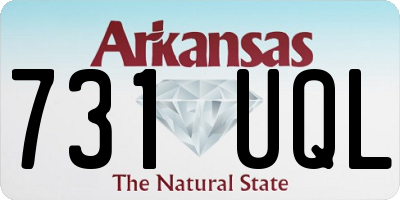 AR license plate 731UQL