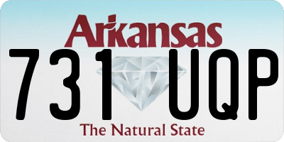 AR license plate 731UQP